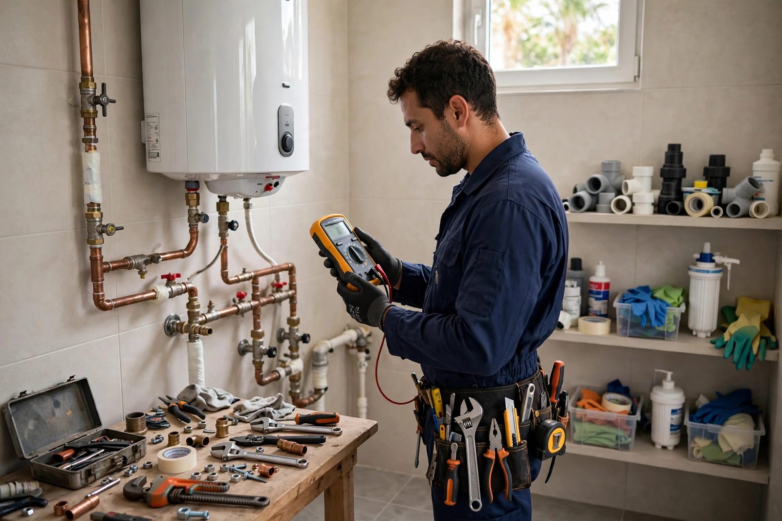 Water heater servicing in Dubai